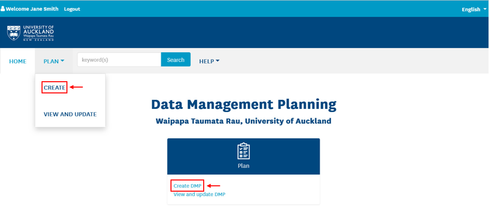 Create a Research Data Management Plan (DMP) steps