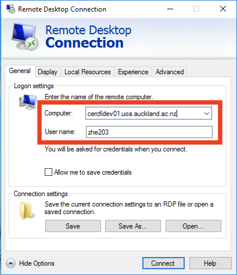 remote desktop connection linux